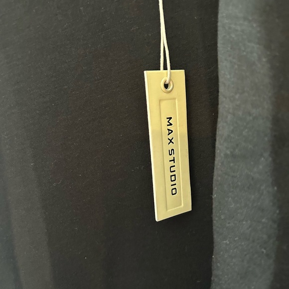 Spandex/rayon stretch blazer, mid thigh length. Never worn. NWT. - Picture 1 of 5